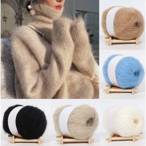 25g Soft Mohair Cashmere Knitting Wool Yarn DIY Sweater Shawl Scarf Hat Crochet Thread Supplies Hand