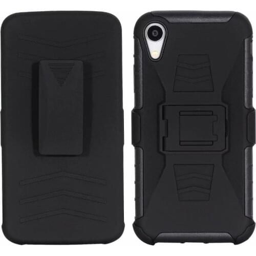 ShockProof Heavy Duty Armour Tough Stand Case With Belt Clip For iPhone XR 6.1"