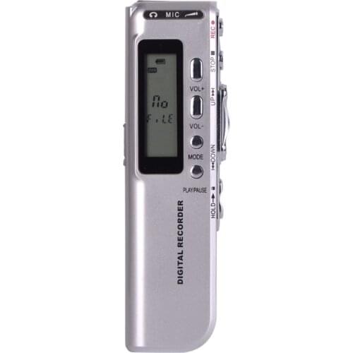 RGN10 8GB Black USB Digital Activated Audio Voice Recorder MP3 player Dictaphone with LCD Screen