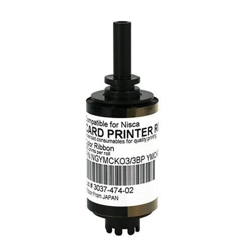 Compatible color NIsca ribbon NGYMCKO3/3BP for PR5350 & PR53LE