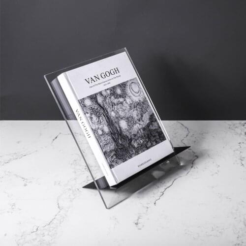 Modern Simple Style Acrylic Decorative Board Bookshelf Minimalist Creative Magazine Rack Placement Plexiglass Sheet Decoration