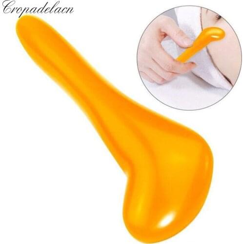 SPA Natural resin foot Massage Scraping bar Chinese Traditional Acupuncture Body massager Gua Sha Board Beeswax Scrape Therapy