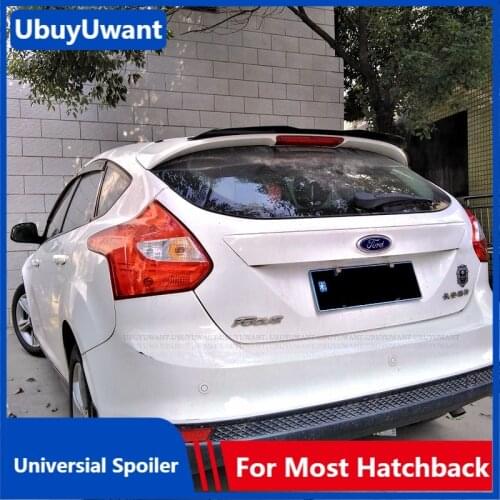 UBUYUWANT Rear Roof Lip Spoiler For Ford Focus 2012-2017 Car Tail Wing Decoration Hatchback Universal Spoiler For Focus ST MK3