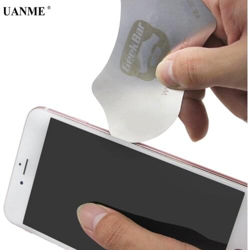 UANME Stainless Steel Ultra Thin Pry Spudger Handy Card Opening Tool For iPhone 7 8 X iPad Samsung Smartphone Repair Disassemble