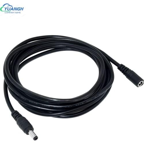 DC12V Power Extension Cable 2.1*5.5mm Connector Male To Female For Surveillance Camera Home Appliance