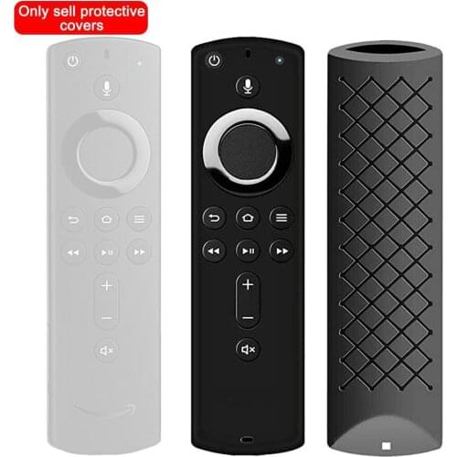 Protective Case Cover Silicone Sleeve Shockproof Anti-Slip Replacement For Amazon Fire TV Stick 4K Remote Control