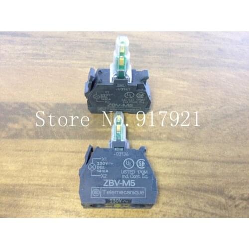 [ZOB] original original ZBV-M5 button on the yellow indicator lamp module LED 230VAC --10PCS/LOT