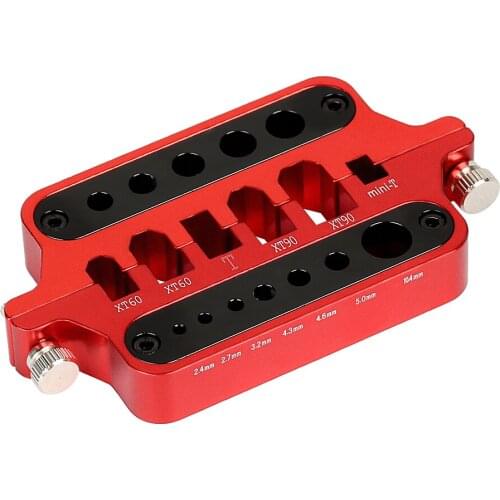 1PCS RC Crawler Metal XT60 XT90 T Plug Connector Welding Station 110*60mm for RC Car Boat Drone Model