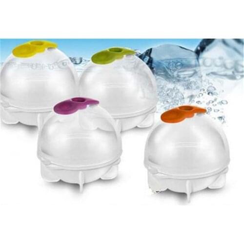 2pcs Diy Round Hockey Puck Ice Kitchen Brick Mold Tray Cube Sphere Ball Maker Mould Bar Party Kitchen Cocktail Ice Cube