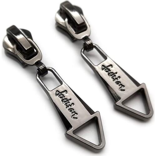 20pcs/lot, Black Color Arrow Shape Zipper Slider 5# Fashion Clothes Handbag Shoes Accessories