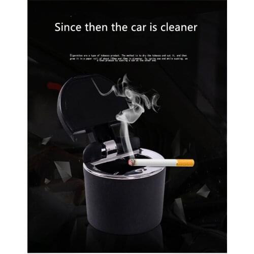 2020 creative 1PCS car ashtray garbage coin storage cup container cigar ashtray car shape universal size