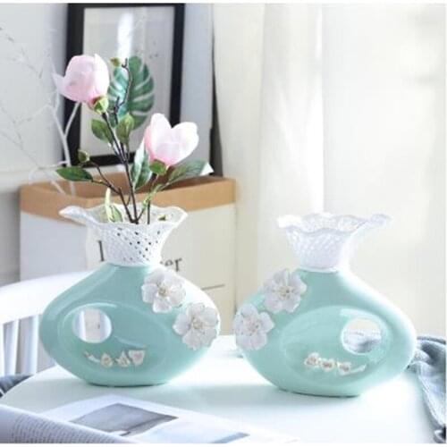 2020 American style modern ceramic vases, creative arts and crafts, home office restaurant bar table decoration gifts