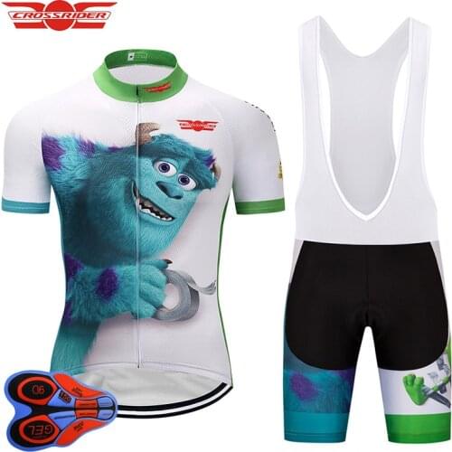 Crossrider brand 2021 Breathable Mens short Cycling Clothing MTB Cycling uniform Bike Wear Short Jersey Set Maillot Culotte kit