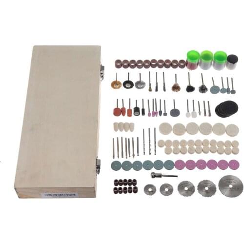 242Pcs/Set Rotary Tool Accessories Set for Dremel Mini Drill Bit Set Abrasive Tools Grinding Sanding Polishing Cutting Tool Kits