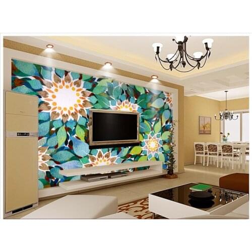 3d wallpaper custom 3d murals wallpaper for flowers Retro hand-painted flowers rural setting wall decoration 3d room wallpaper