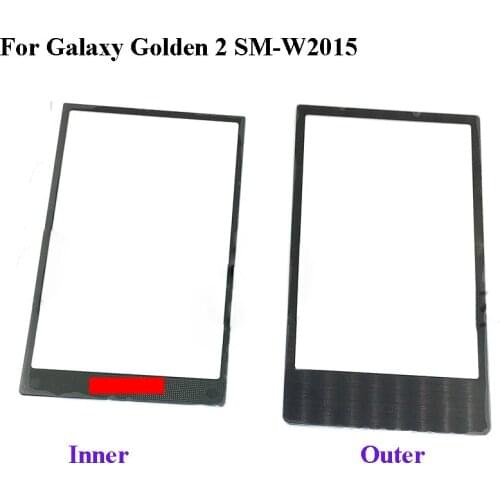 A+Quality For samsung Galaxy Golden 2 Golden2 SM-W2015 TouchScreen W2015 Digitizer Touch Screen Glass panel Without Flex Cable