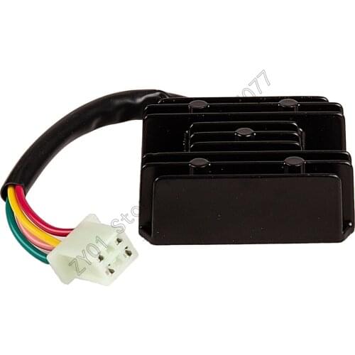 AC 12V Wires Voltage Regulator Rectifier GY6 CG CB 150cc 200cc 250cc ATV Quad Moped Scooter Buggy Motorcycle Motorbike