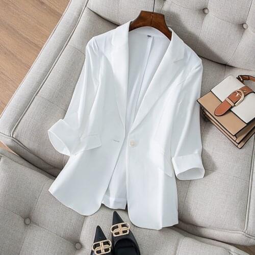 Женские льняные пиджаки C xin OO er L China At AliExpress