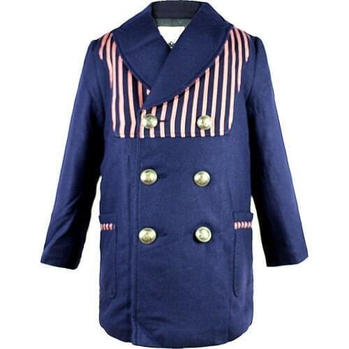 Children Outwear Coat Kids Jackets Autumn Boy Wool Coat Casaco Blends Thicken Parkas Boys Jackets Autumn Winter Coats 4C0727