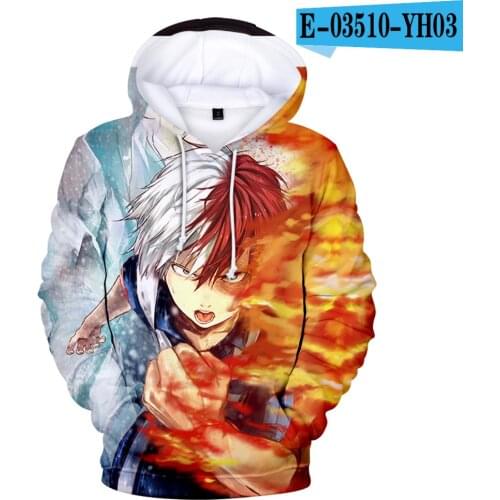 Boy Girl Kids Hoodies Boku No/My Hero Academia Hoodie Midoriya Izuku Deku Men/kids Sweatshirt Anime kids Clothes Oversized