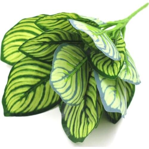 Artificial grass Fake plant Plastic Flower Green Grass Plastic 1pcs plant decor flowers Garden Home Decoration