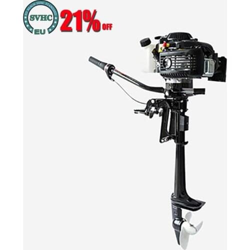 4.0 Horsepower Boat Outboard Engine Air-cooling System Gasoline Fuel Motor Four stroke Outboard Motor For Inflatable Boat 2.9KW