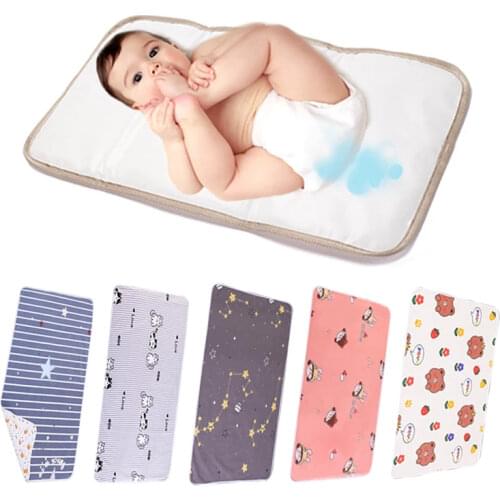 Reusable Diaper Baby Changing Mats Cover Baby Diaper Mattress Diaper for Newborn Cotten Waterproof Changing Pats Flool Play Mat