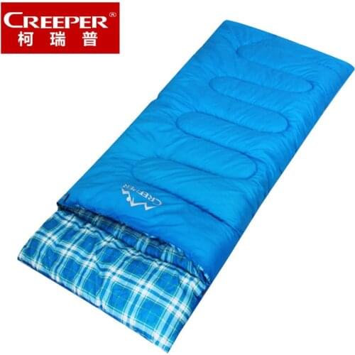 Autumn And Winter Camping Warm Adult Outdoor Can Be Spliced Envelope Widen The Couple Sleeping Bag