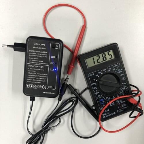 Rechargeable 5000mAh 5V 9V 12V UPS Uninterrupted Backup Power Supply 5.5x5.1mm Output for WiFi Router LED CCTV Camera
