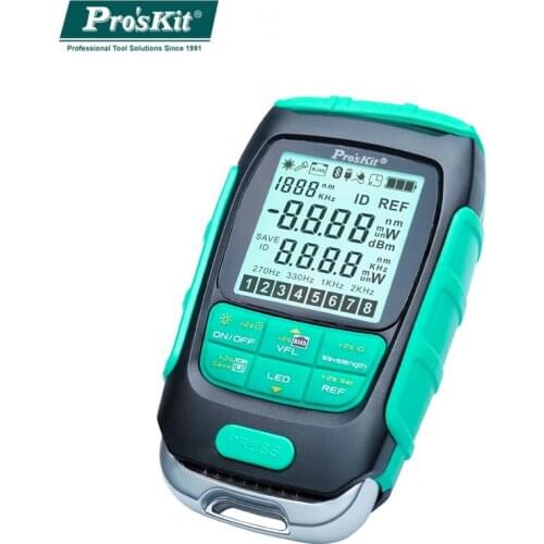 ProsKit MT-7615 Optical Power Meter 4 in 1 Multifunction Fiber Network/Disconnection/Lan Cable Tester Visual Fault Locator