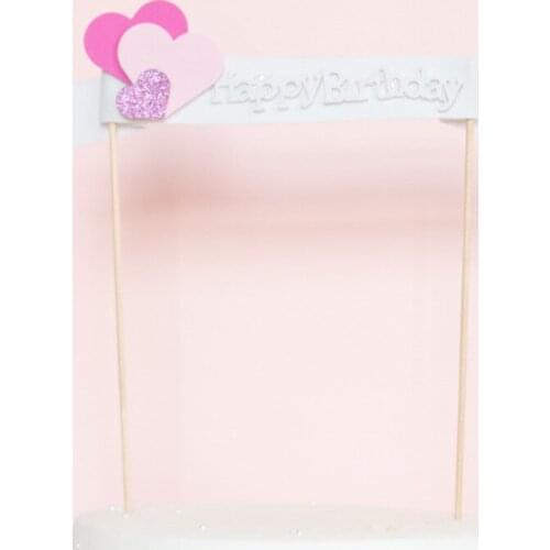 Simple love cake topper happy birthday cake decoration birthday party baking decoration supplies
