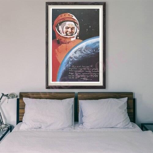 RE319 Retro Russian Style Painting Classical Wonderful 6 Custom Silk Poster Home Deco Wall Art Christmas Gift