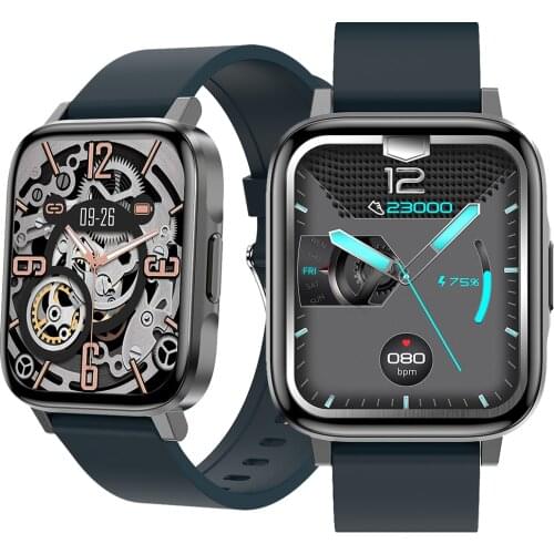 1.7 Inch HD Large Screen Smart Watch Temperature Monitoring Ture Blood Oxygen IP68 Waterproof Fitness Smartwatch for Men Women