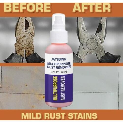 Car Rust Remover Spray Metal Chrome Paint Car Cleaning Iron Removal Super Remover Rust Maintenance Strong Rust Powd Q0L4