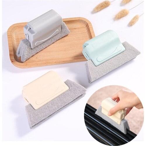 Window Cleaner Sponge Wiper Door Gap Venetian Blind Cleaner Hand Microfiber Window Washer Brush For Cleaning Blinds Grooves