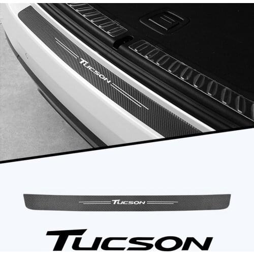 Car trunk Cloth fiber protect Car sticker decoration for Hyundai tucson 2016 2019 2021 Car stickers accessories