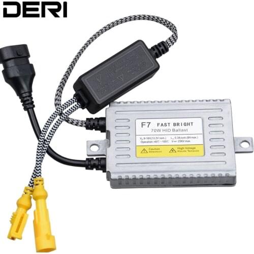 1PC 70W 55W 35W HID Slim Ballast F7 Q5 Fast Bright C5 Error Free CANBUS Ballasts Control H1 H7 H8 H9 H11 9005 9006 H4 Headlight