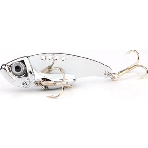 1Pcs Metal VIB Lures 3G-20G Vibrations Spoon Lure Fish Bait Bass Artificial Lure vib Bait For Fishing tackle