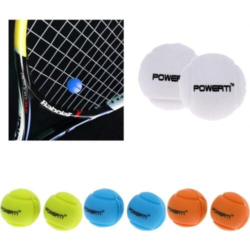 2pcs Tennis Racquet Shock Absorber Reduce Vibration Dampeners Damping Balls