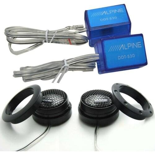 2PCS Tweeter Car Audio Horn Silk Film For Car Modification 180W High-Pitched Audio Loudspeaker Car Audio Modification