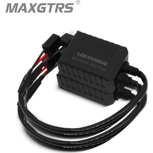 2x H1 H3 H4 H7 H8 H11 9005 9006 H13 Adapter EMC Warning LED Decoder Canceller Headlight Fog Light IC No Error For BMW For Audi