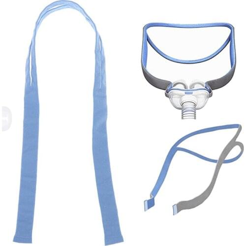 3PCS/Set New Adjustment Headgear Full Replacement Assembly Clips CPAP Head Band AirFitP10 Nasal Pillow 1 Set