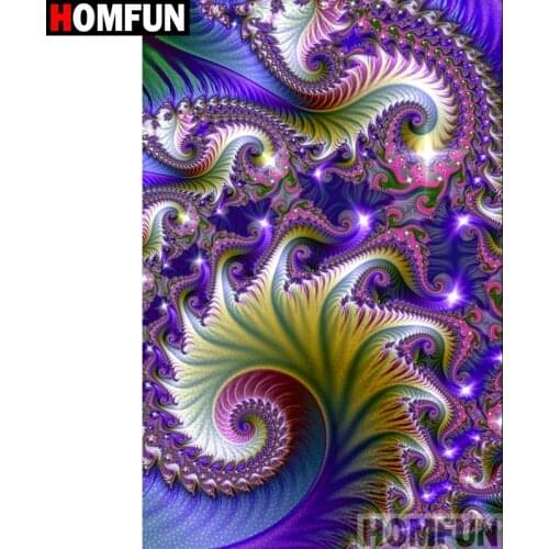 HOMFUN Full Square/Round Drill 5D DIY Diamond Painting "Mandala flower" 3D Embroidery Cross Stitch 5D Home Decor A15975