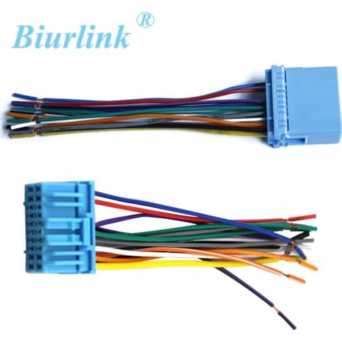 Biurlink Car Radio Wire Harness Cable Adapter For Honda Fit Buick Excelle Suzuki