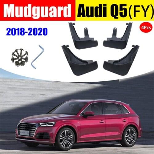 4Pcs FOR Audi Q5 Mudguards Fender Mud Flap Splash Mudflaps Guard Fenders Mudguard car accessories auto styline Front Rear
