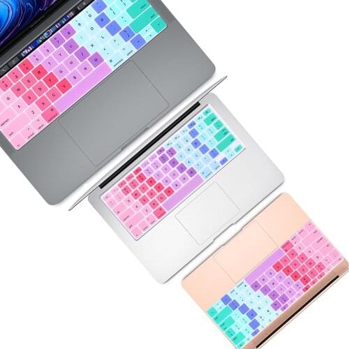 Keyboard skin for macbook pro keyboard cover 13air retina 12inch A1466 A1708 A1989 A1534 11 12 13 15inch US version