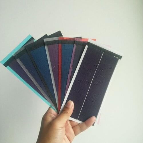 Flexible Thin Film Solar Module Placa Solar Fotovoltaica 1W 3V 370MA Rechargeable Battery For Moble Solar Power System Battery