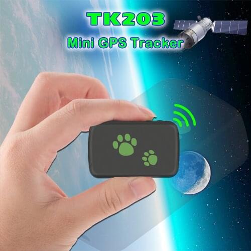 3G WCDMA MINI GPS pet tracker TK203 Water-proof Dust-Proof Real-Time Tracking device AGS GPS Locator Motion alarm energy saving