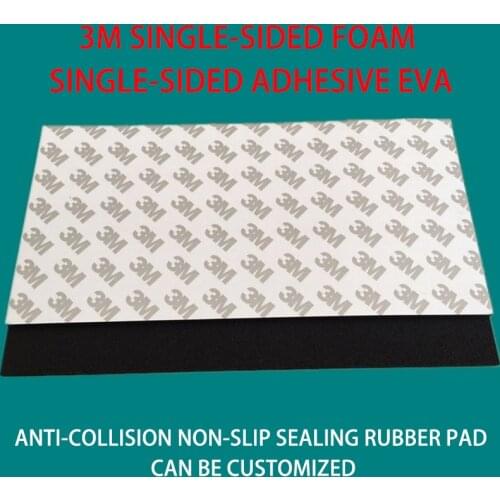 3M sponge single-sided rubber strip strong seamless sealing anti-collision shock absorption cushioning EVA foam foam pad