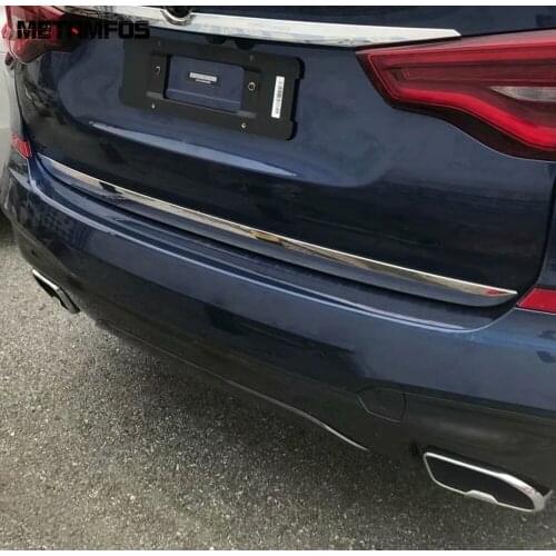 For BMW X3 2018 2019 Chrome Rear Trunk Streamer Tail Gate Door Molding Trim Decoration Strip Exterior Accessories Car Styling